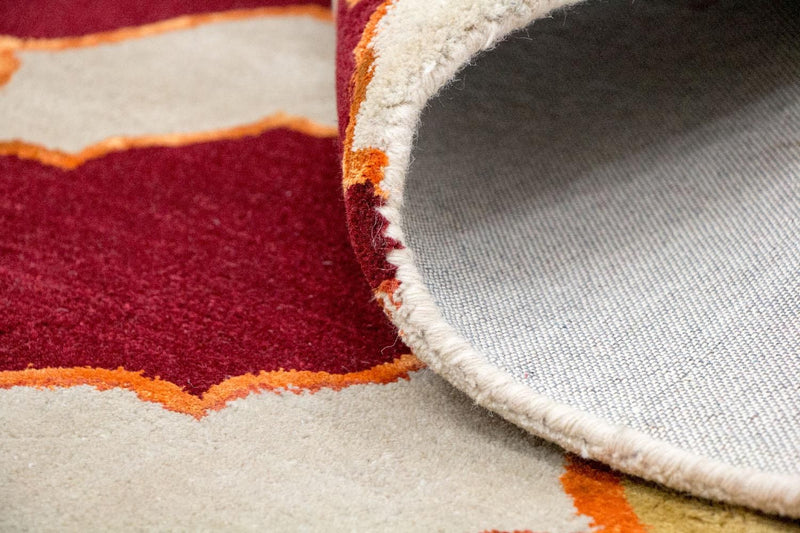 Wool Rug - 243 x 152 cm - beige