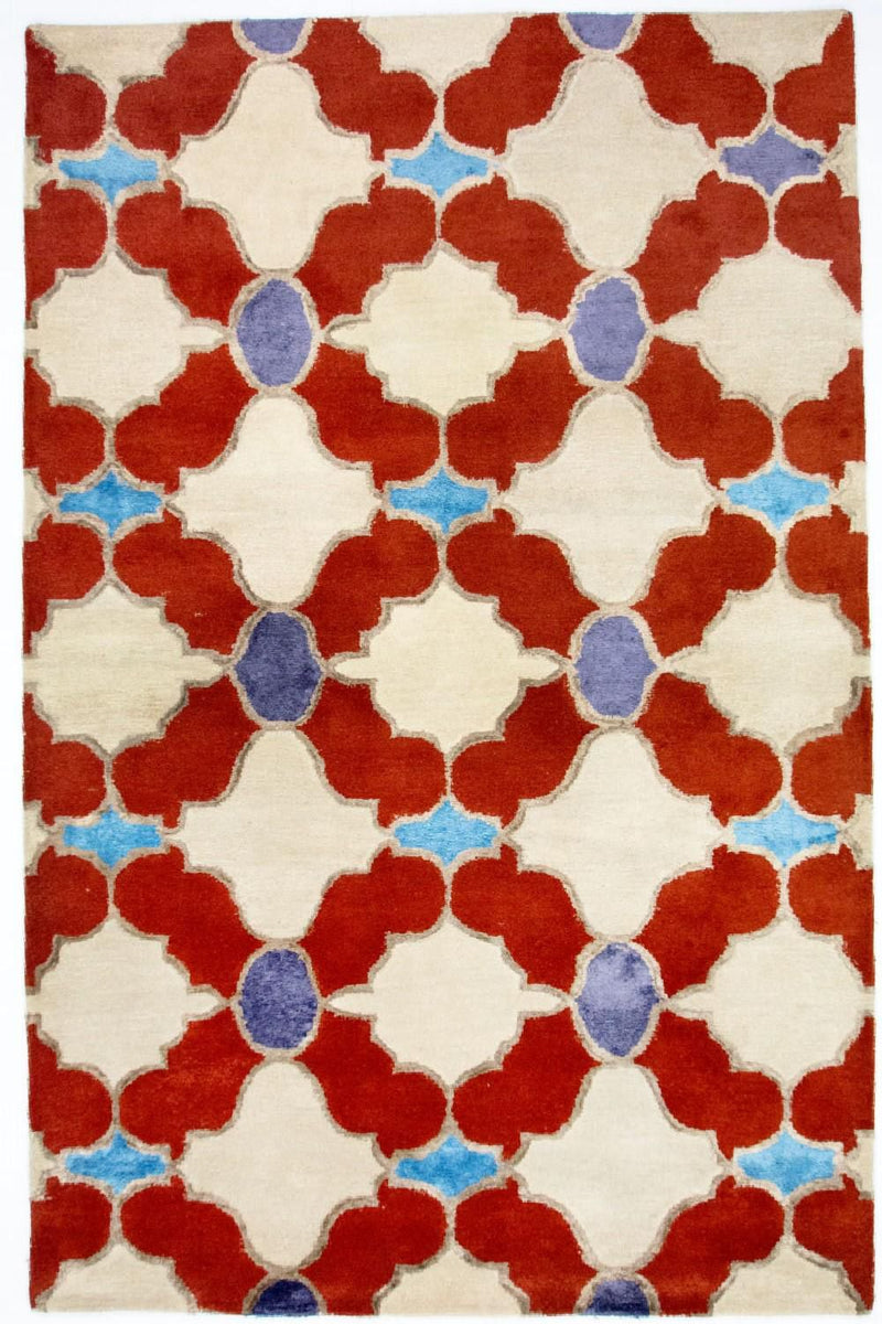 Wool Rug - 243 x 153 cm - beige