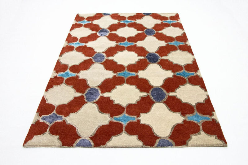 Wool Rug - 243 x 153 cm - beige