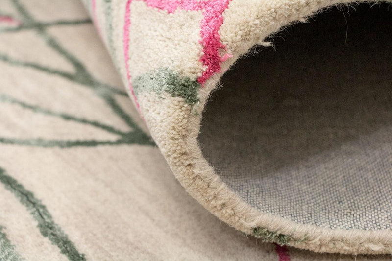 Designer Rug - 242 x 154 cm - beige