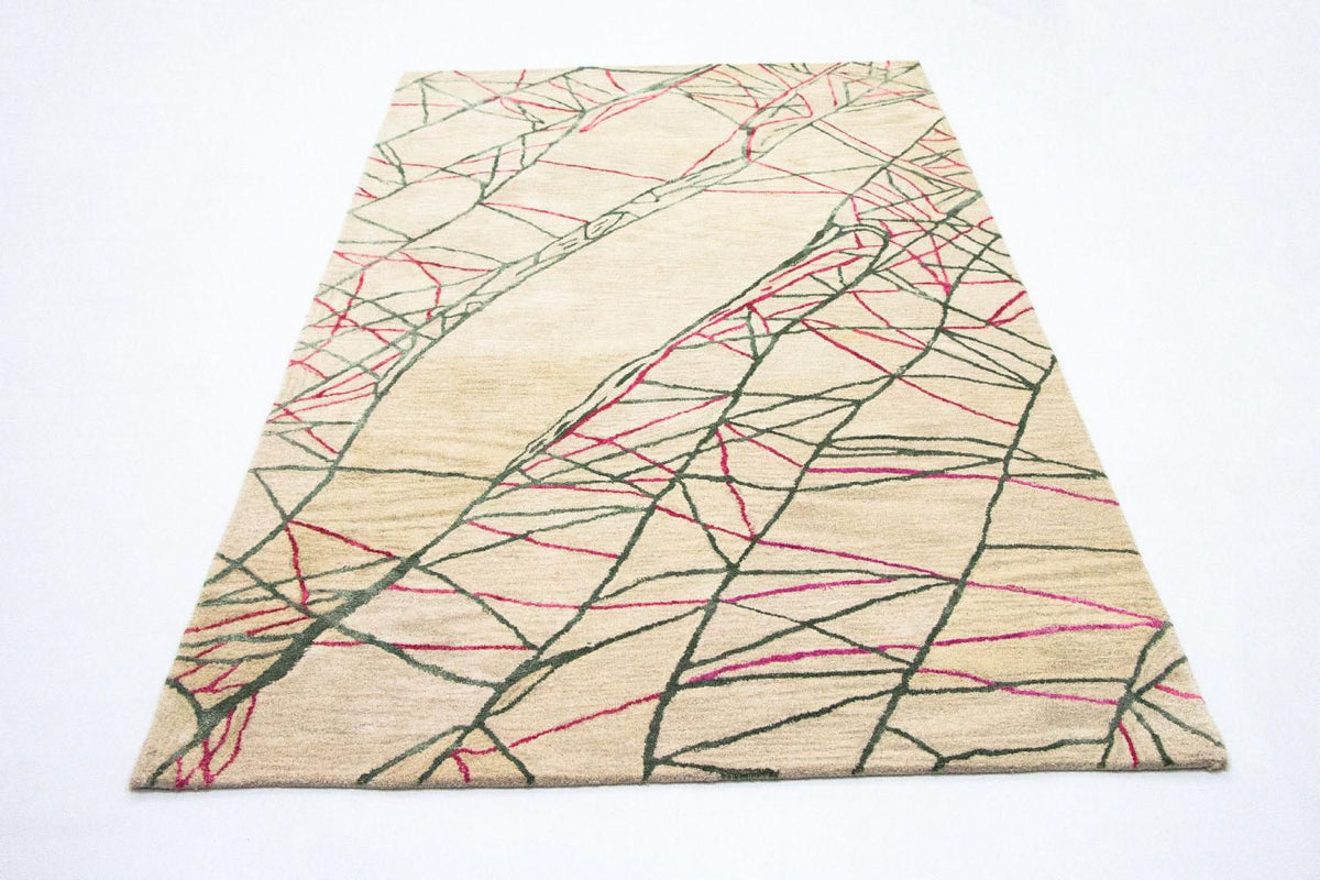 Designer Rug - 242 x 154 cm - beige