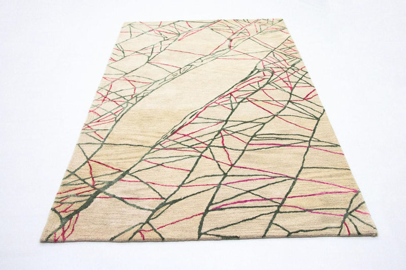 Designer Rug - 242 x 154 cm - beige