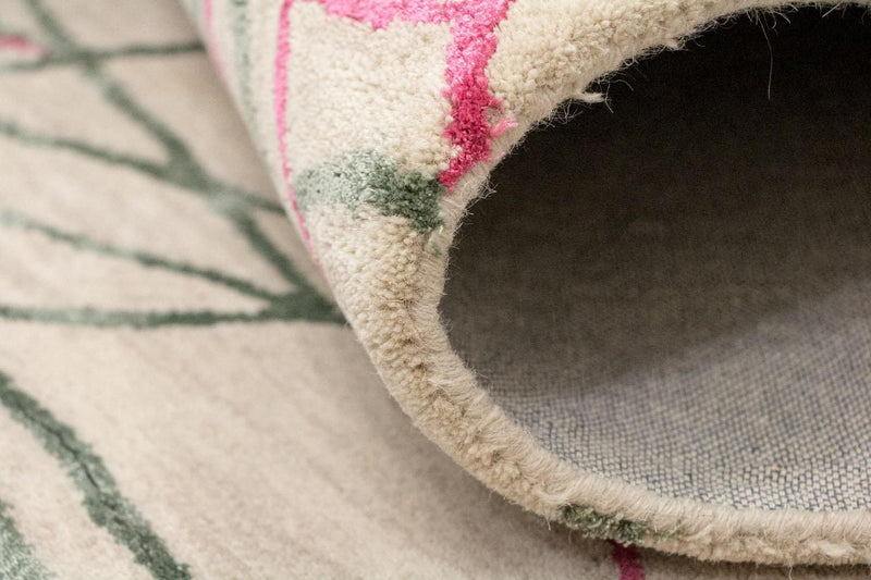 Designer Rug - 242 x 154 cm - beige