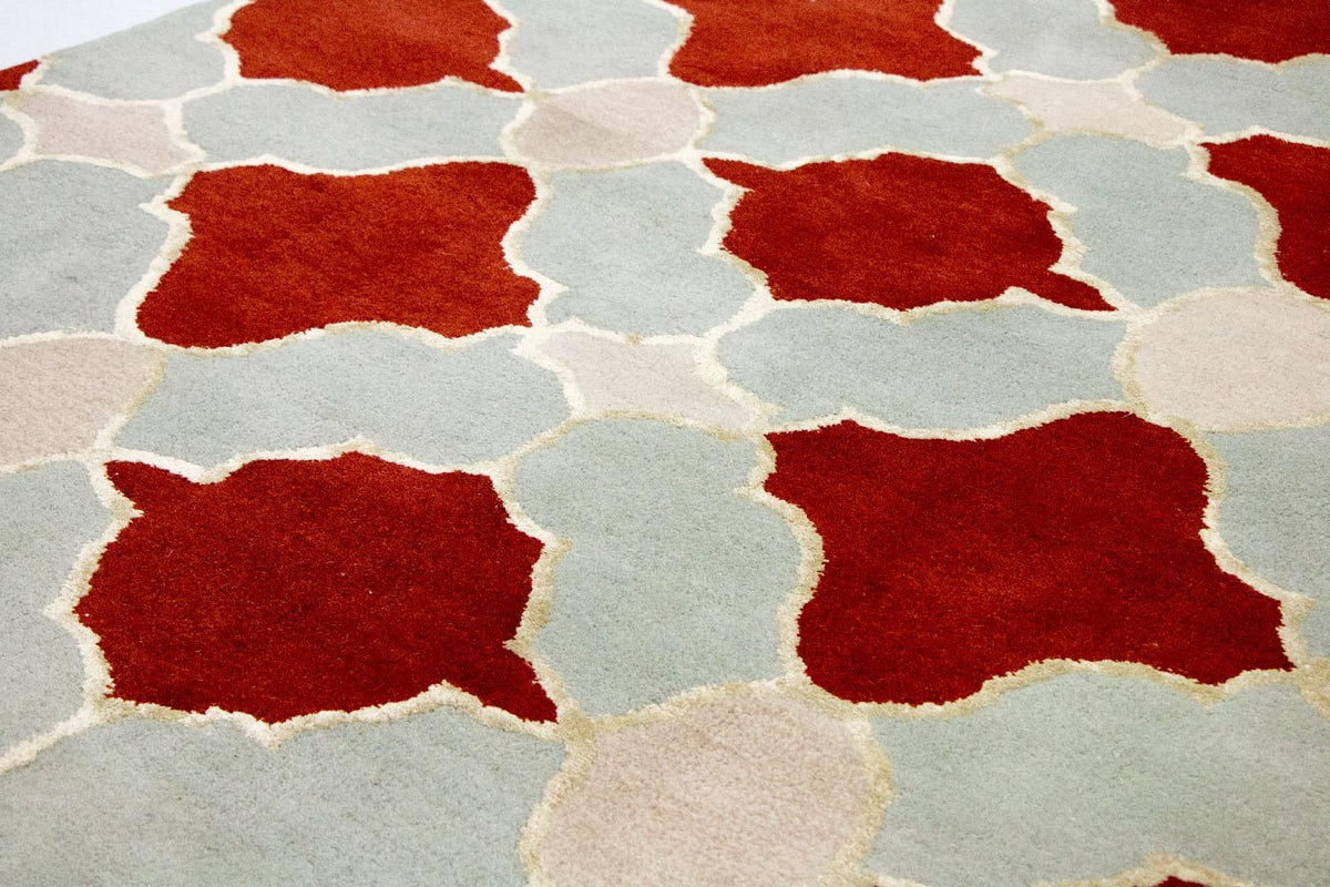 Wool Rug - 244 x 152 cm - beige