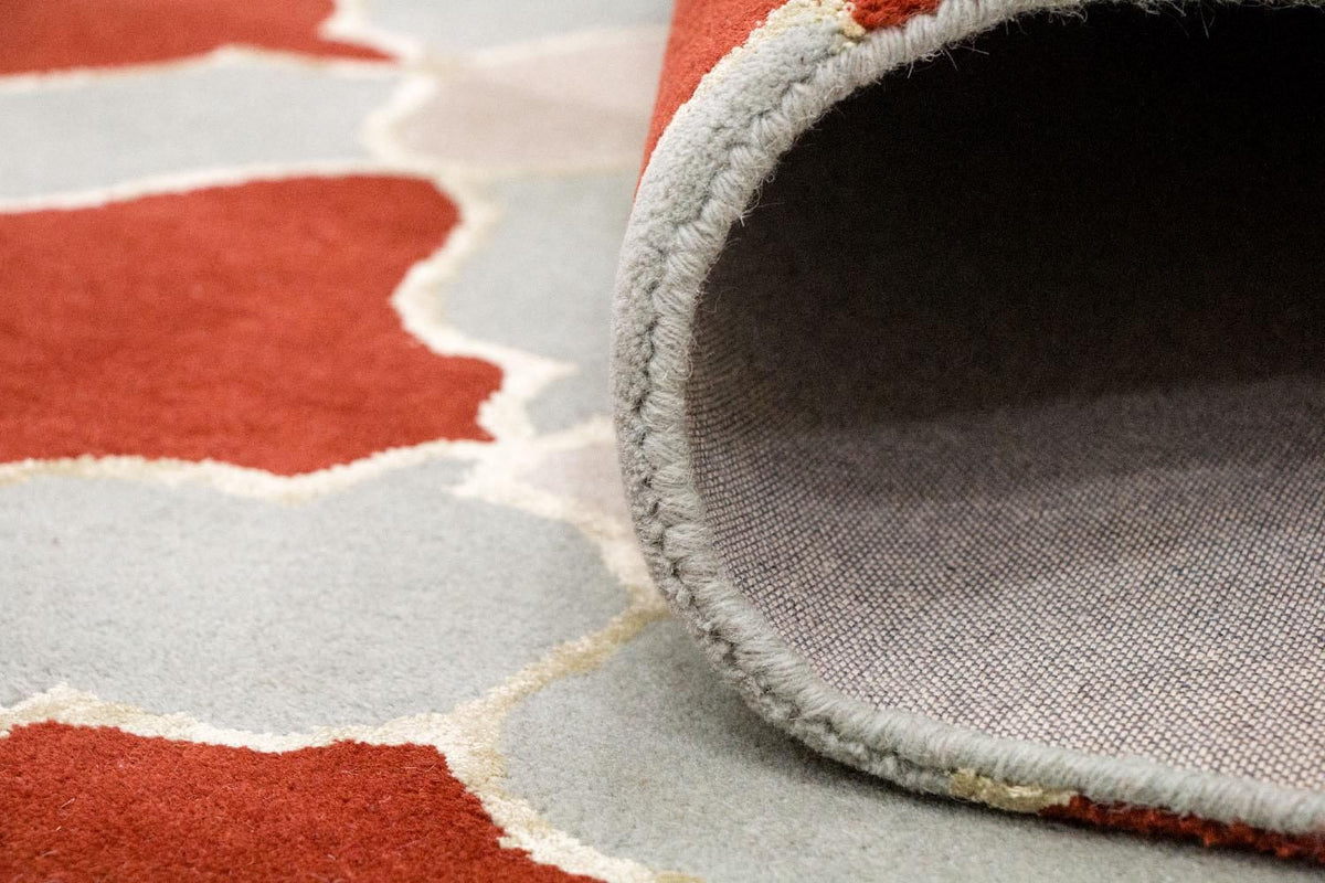 Wool Rug - 244 x 152 cm - beige