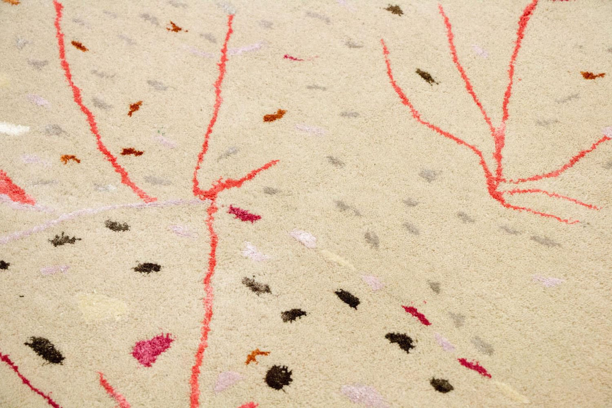 Designer Rug - 244 x 155 cm - beige