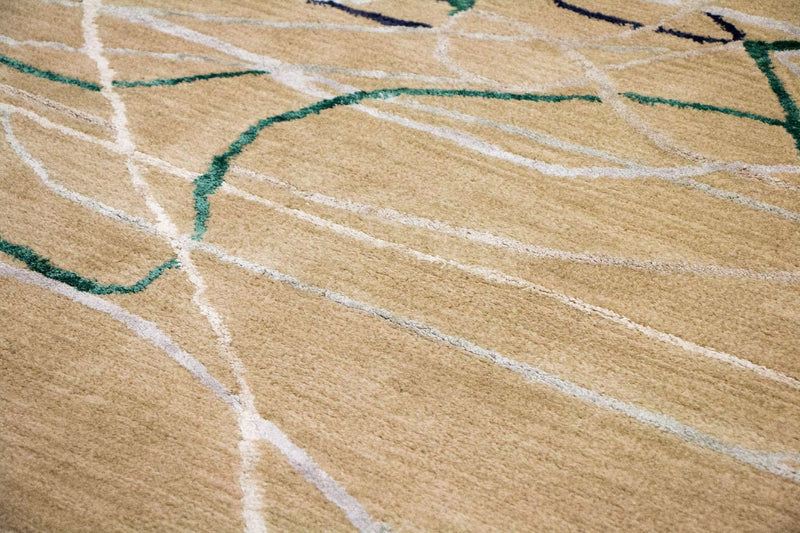 Designer Rug - 242 x 153 cm - beige