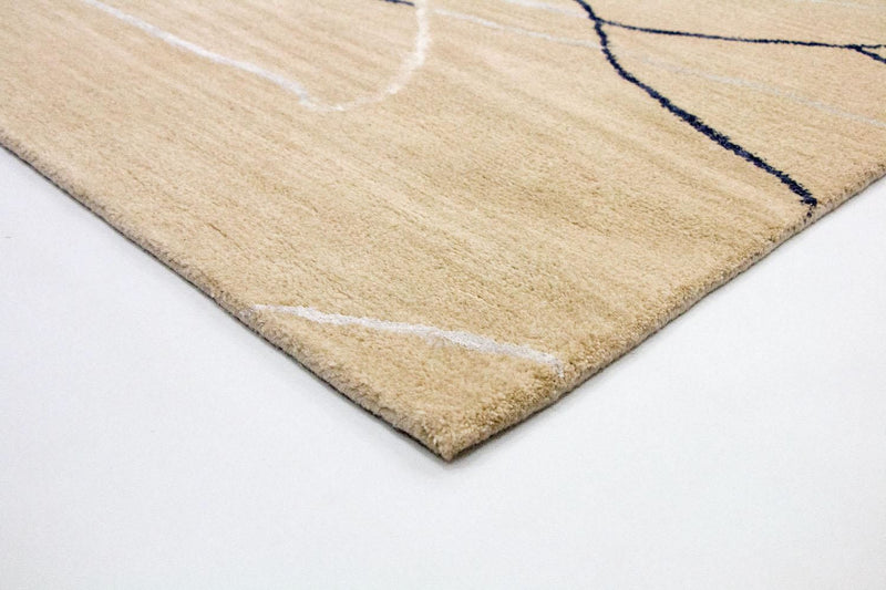 Designer Rug - 242 x 153 cm - beige