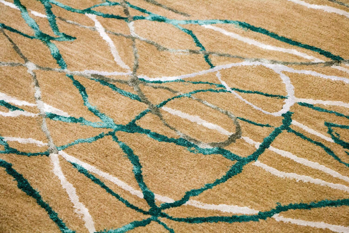 Designer Rug - 245 x 156 cm - beige