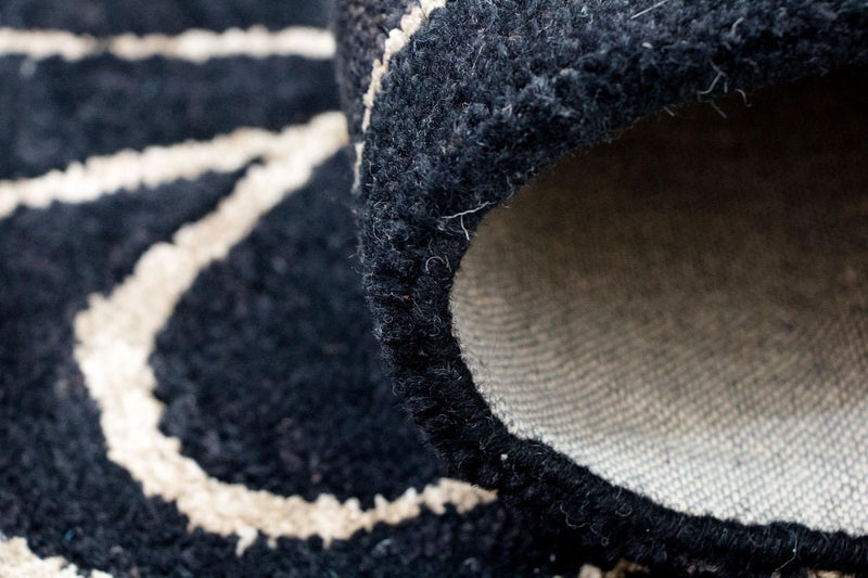 Designer Rug - 243 x 154 cm - blue