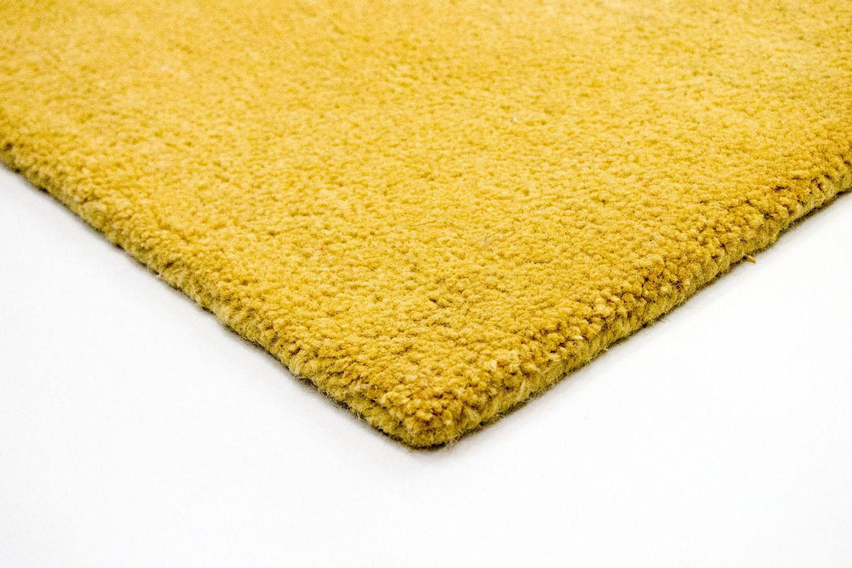 Designer Rug - 242 x 154 cm - mustard yellow