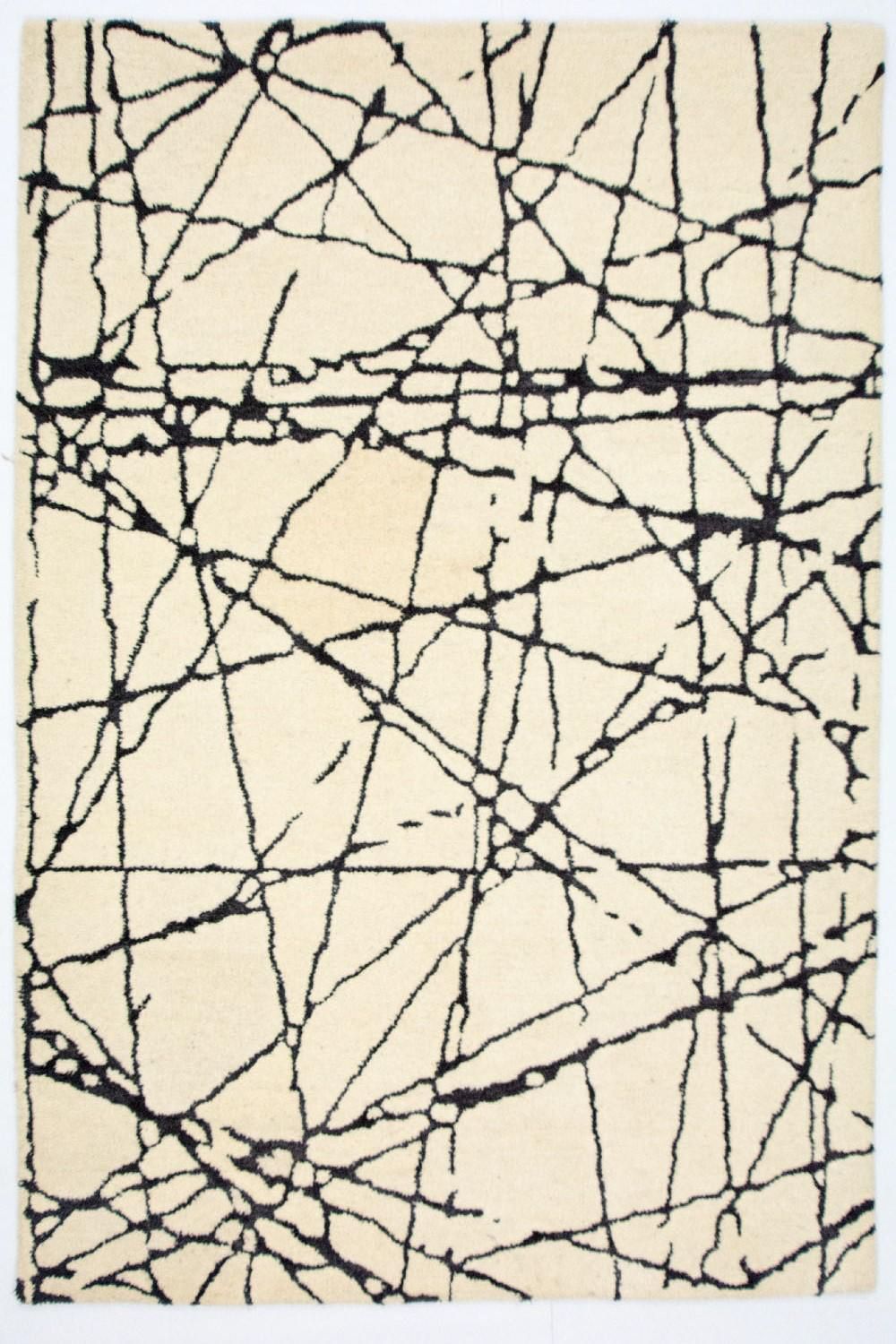 Designer Rug - 181 x 121 cm - beige