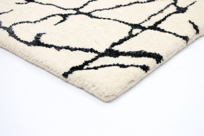 Designer Rug - 181 x 121 cm - beige