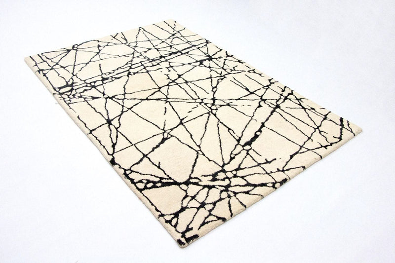 Designer Rug - 181 x 121 cm - beige