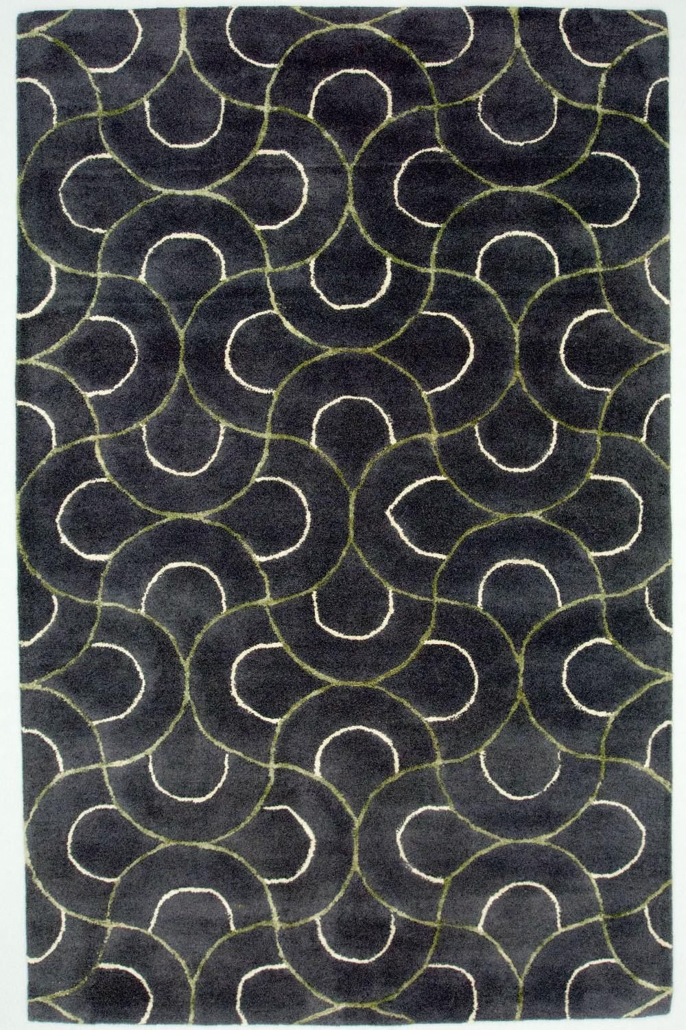 Designer Rug - 242 x 152 cm - blue