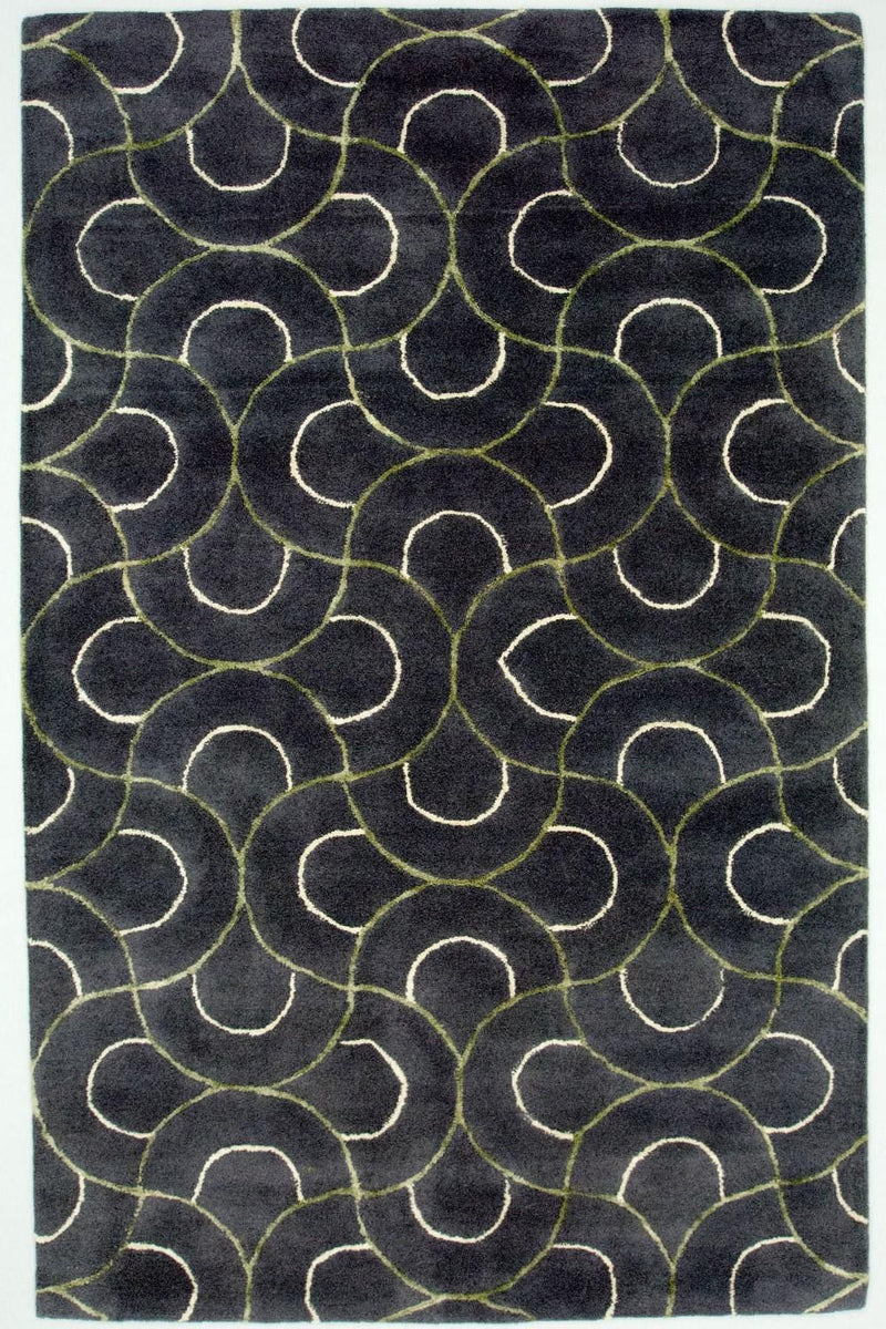 Designer Rug - 242 x 152 cm - blue
