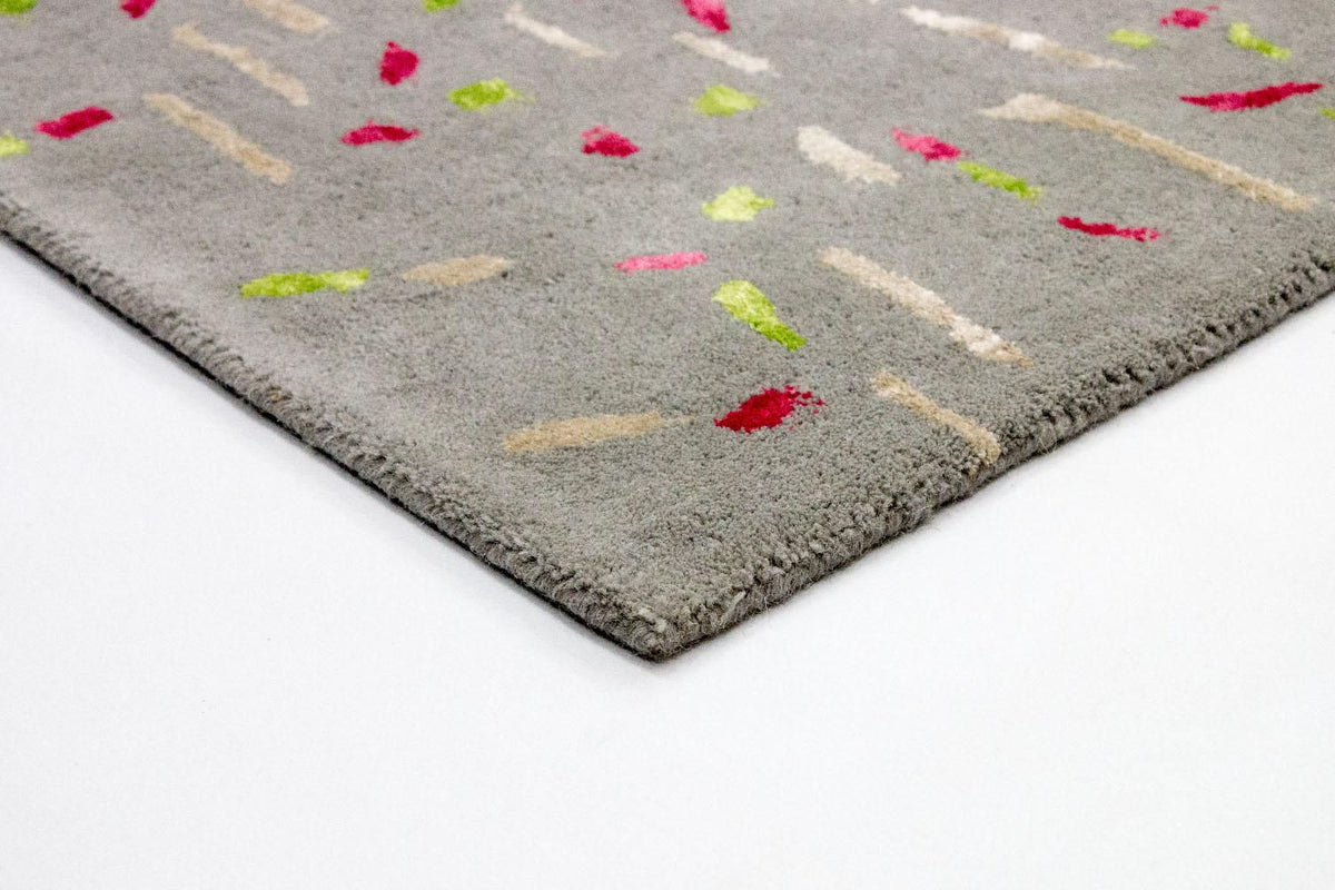 Designer Rug - 245 x 143 cm - grey