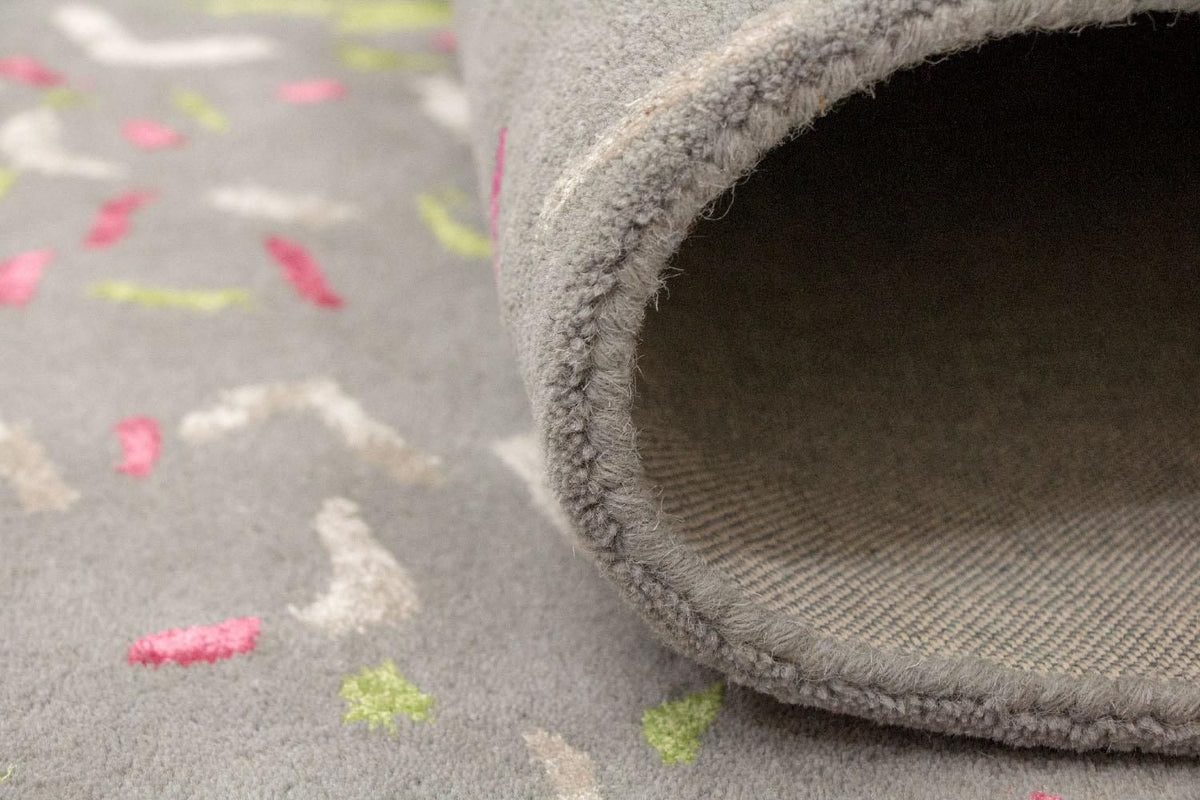 Designer Rug - 245 x 143 cm - grey