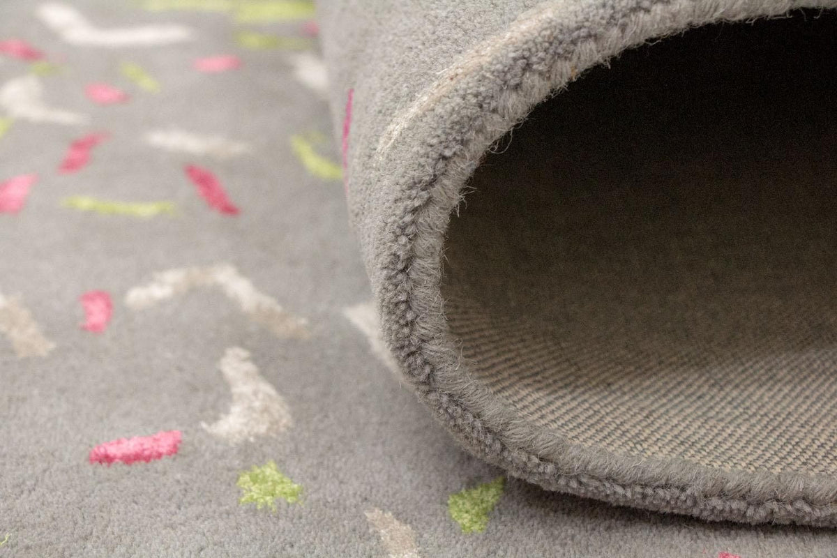 Designer Rug - 245 x 143 cm - grey