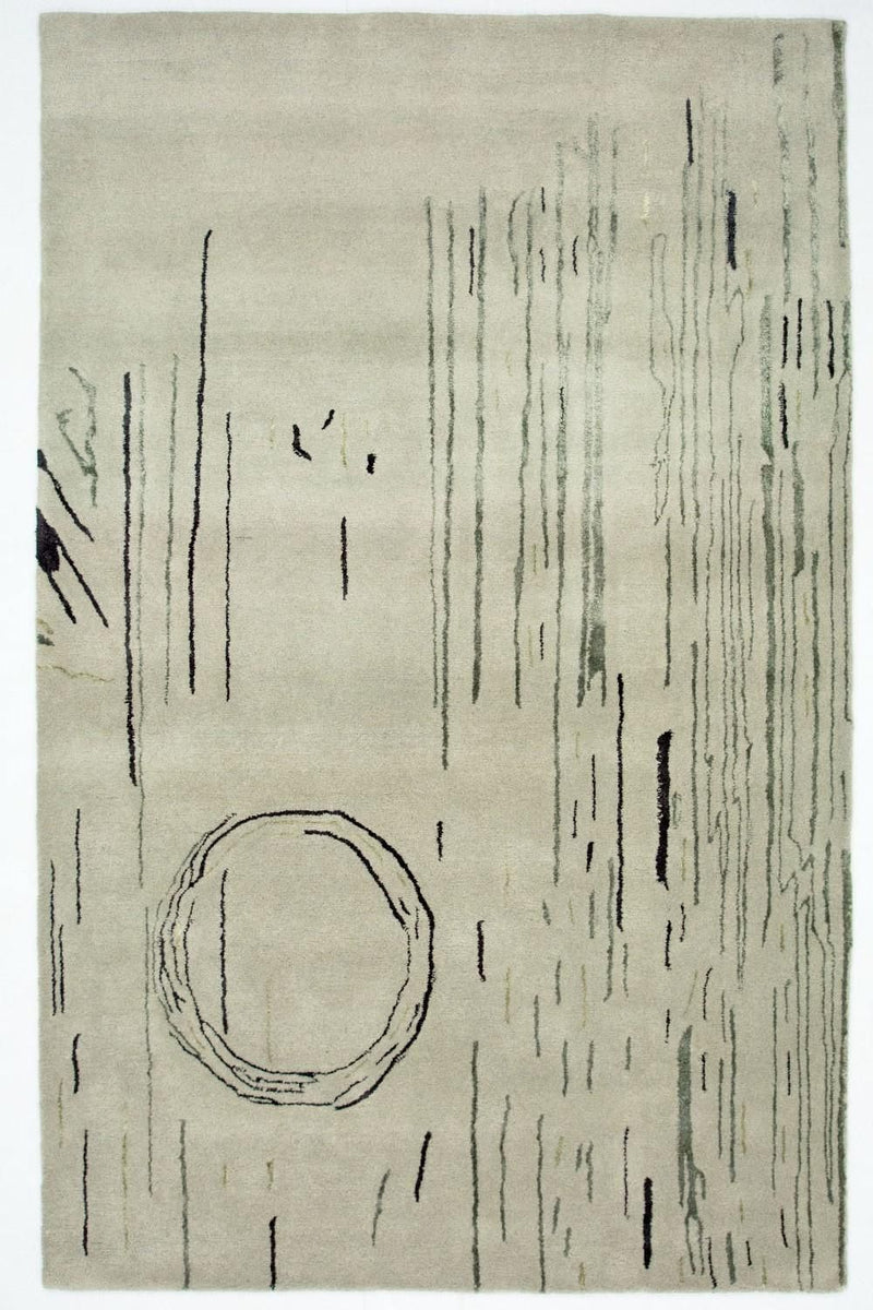 Designer Rug - 245 x 153 cm - silver