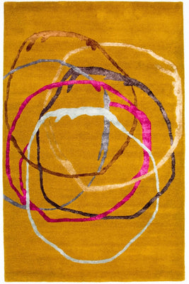 Designer Rug - 245 x 155 cm - orange