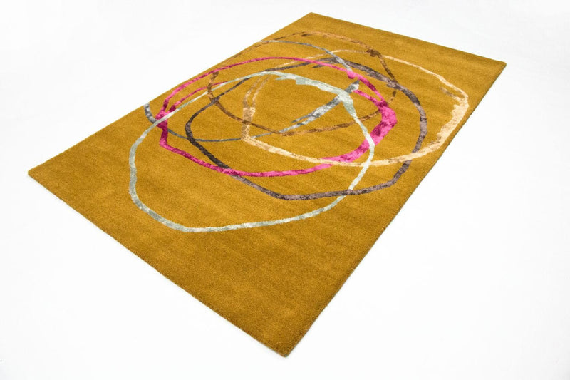 Designer Rug - 245 x 155 cm - orange
