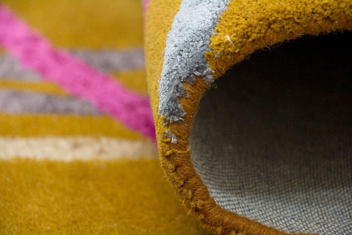 Designer Rug - 245 x 155 cm - orange