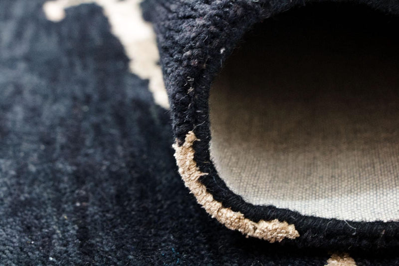 Designer Rug - 243 x 155 cm - blue