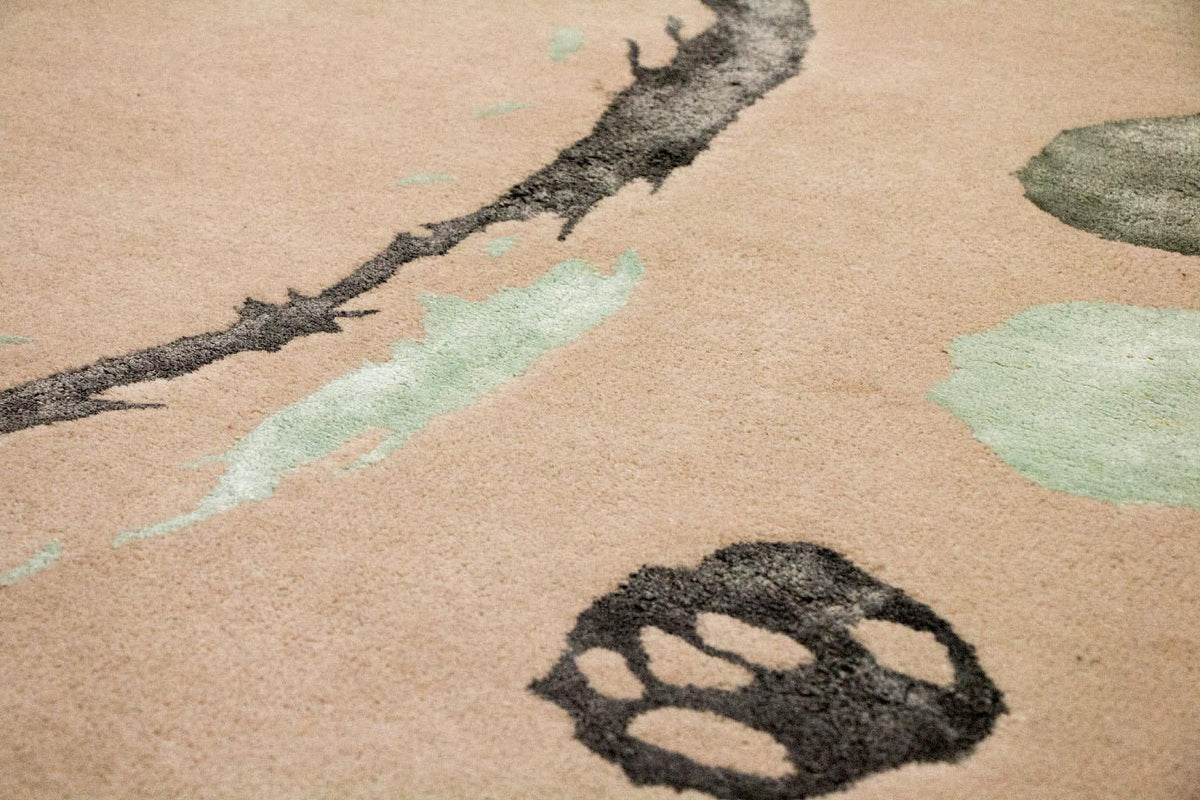 Designer Rug - 179 x 121 cm - beige