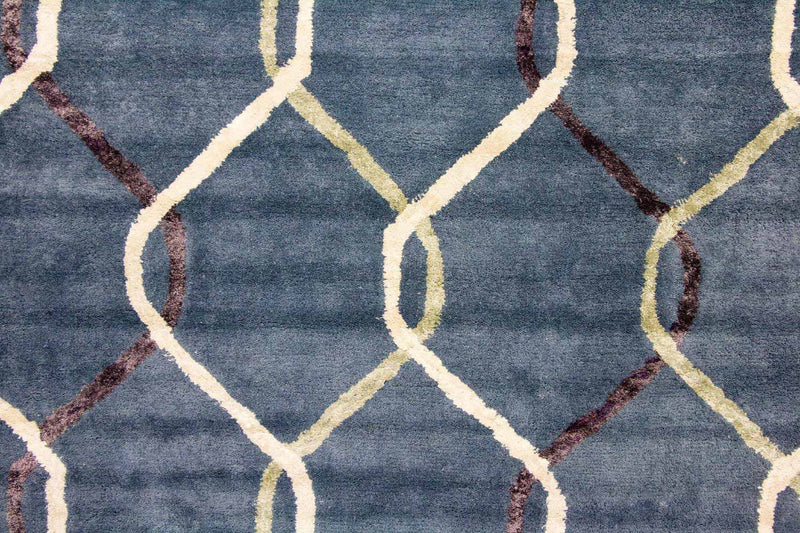 Designer Rug - 240 x 153 cm - blue