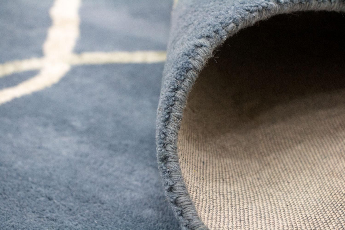 Designer Rug - 240 x 153 cm - blue