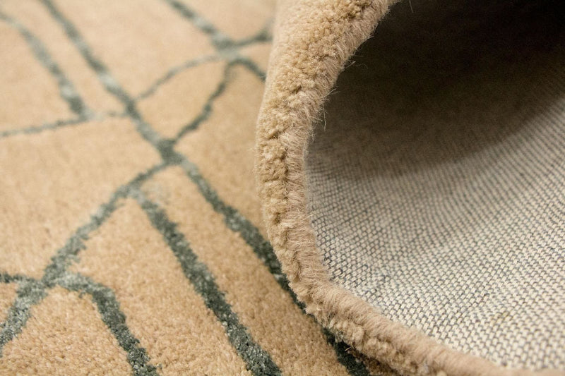 Designer Rug - 243 x 152 cm - beige