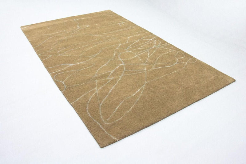 Designer Rug - 243 x 150 cm - brown