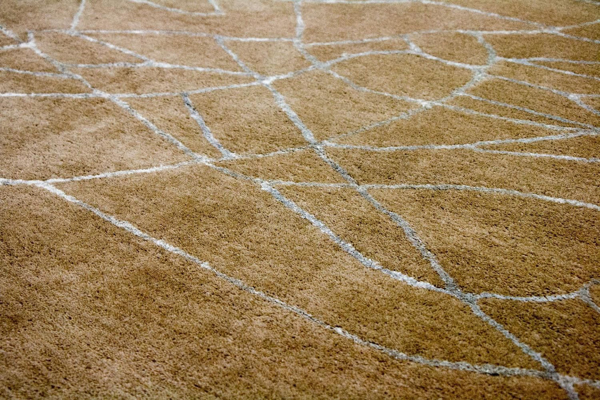 Designer Rug - 243 x 150 cm - brown