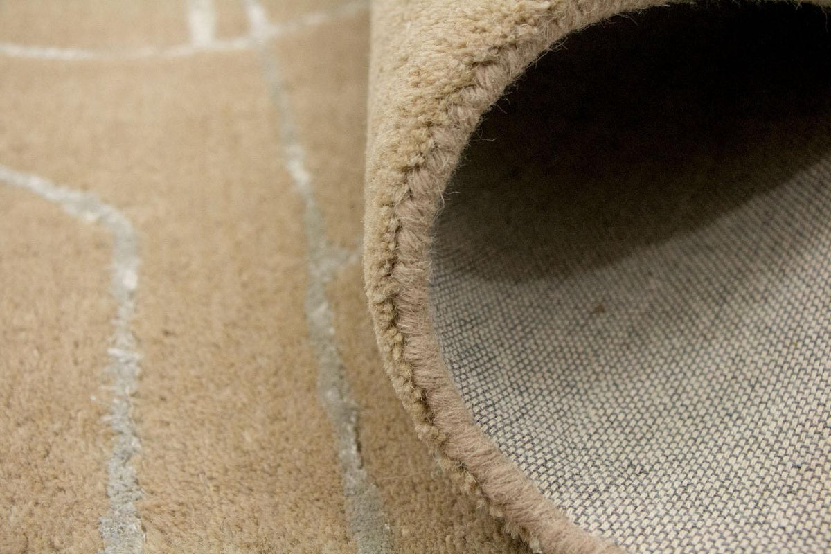 Designer Rug - 243 x 150 cm - brown