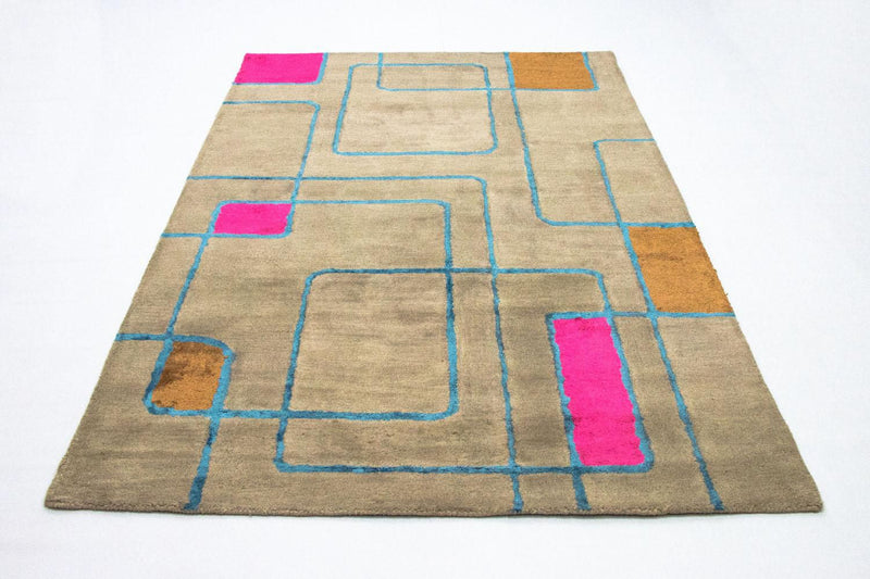 Designer Rug - 239 x 152 cm - multicolored