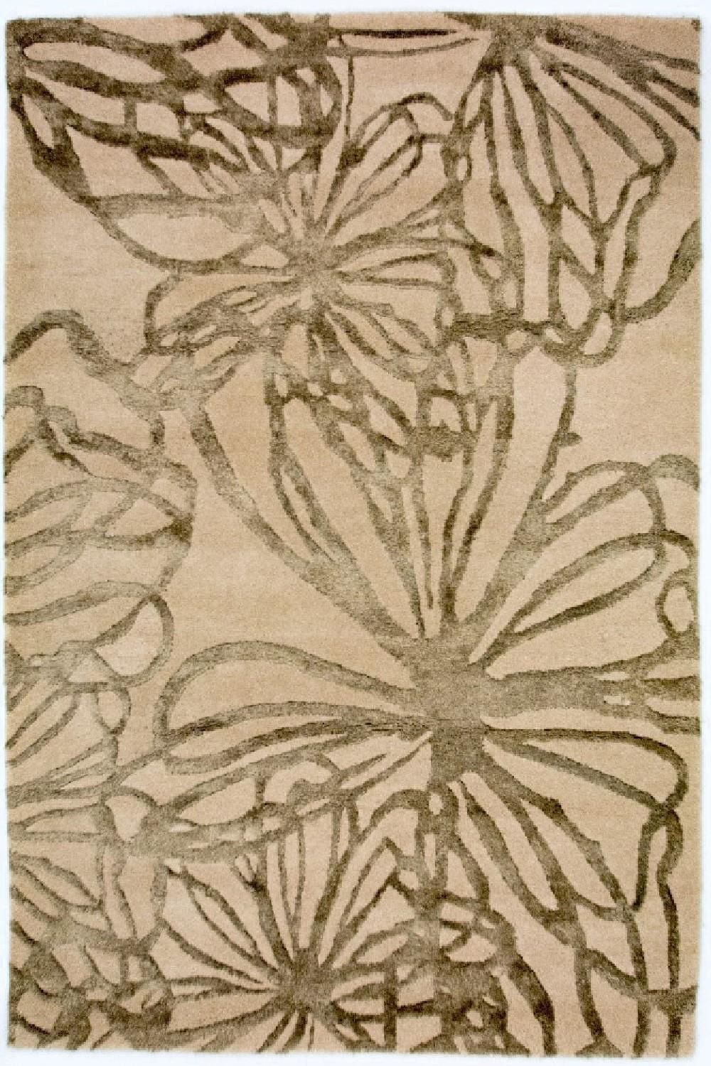 Designer Rug - 193 x 134 cm - beige