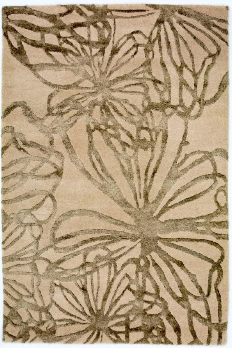 Designer Rug - 193 x 134 cm - beige