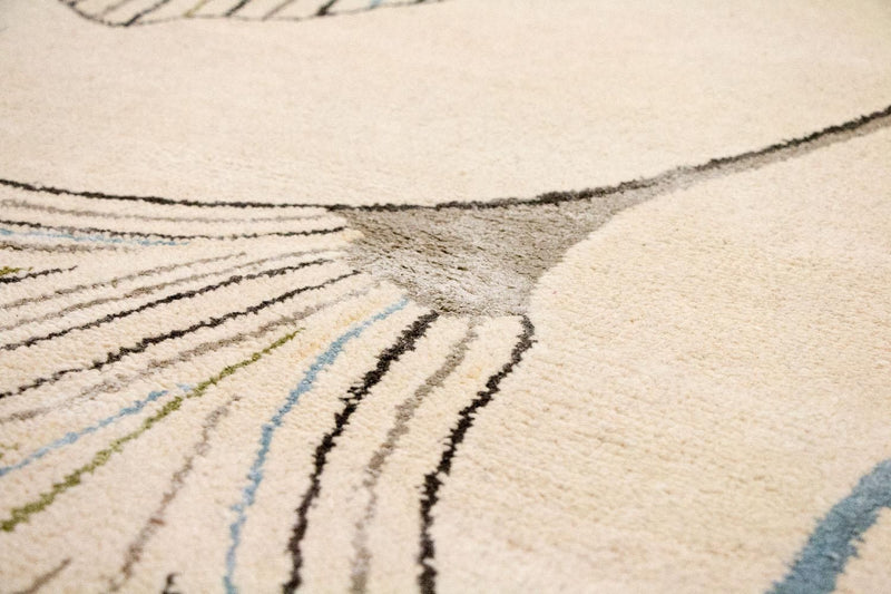 Designer Rug - 243 x 151 cm - beige