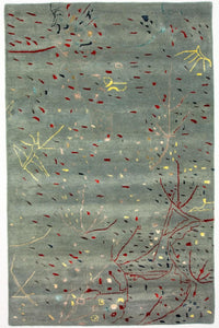 Designer Rug - 243 x 156 cm - light blue