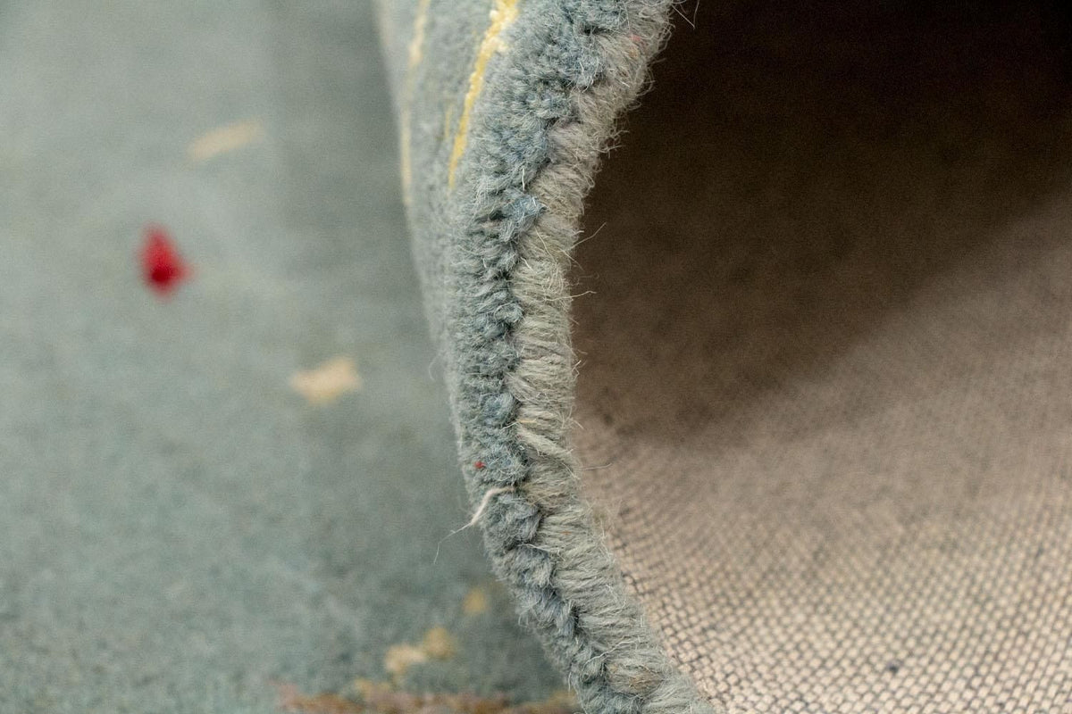 Designer Rug - 243 x 156 cm - light blue