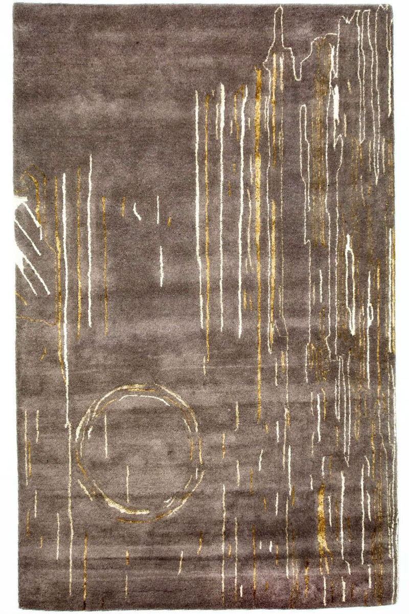 Designer Rug - 242 x 151 cm - brown