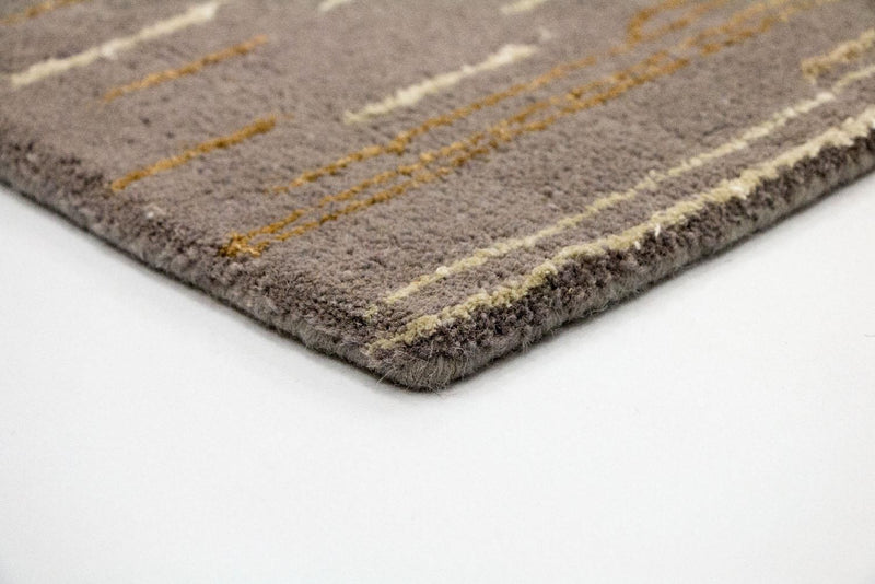 Designer Rug - 242 x 151 cm - brown