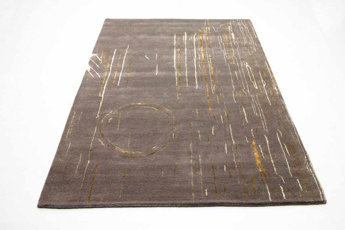 Designer Rug - 242 x 151 cm - brown