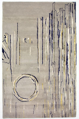 Designer Rug - 244 x 157 cm - beige