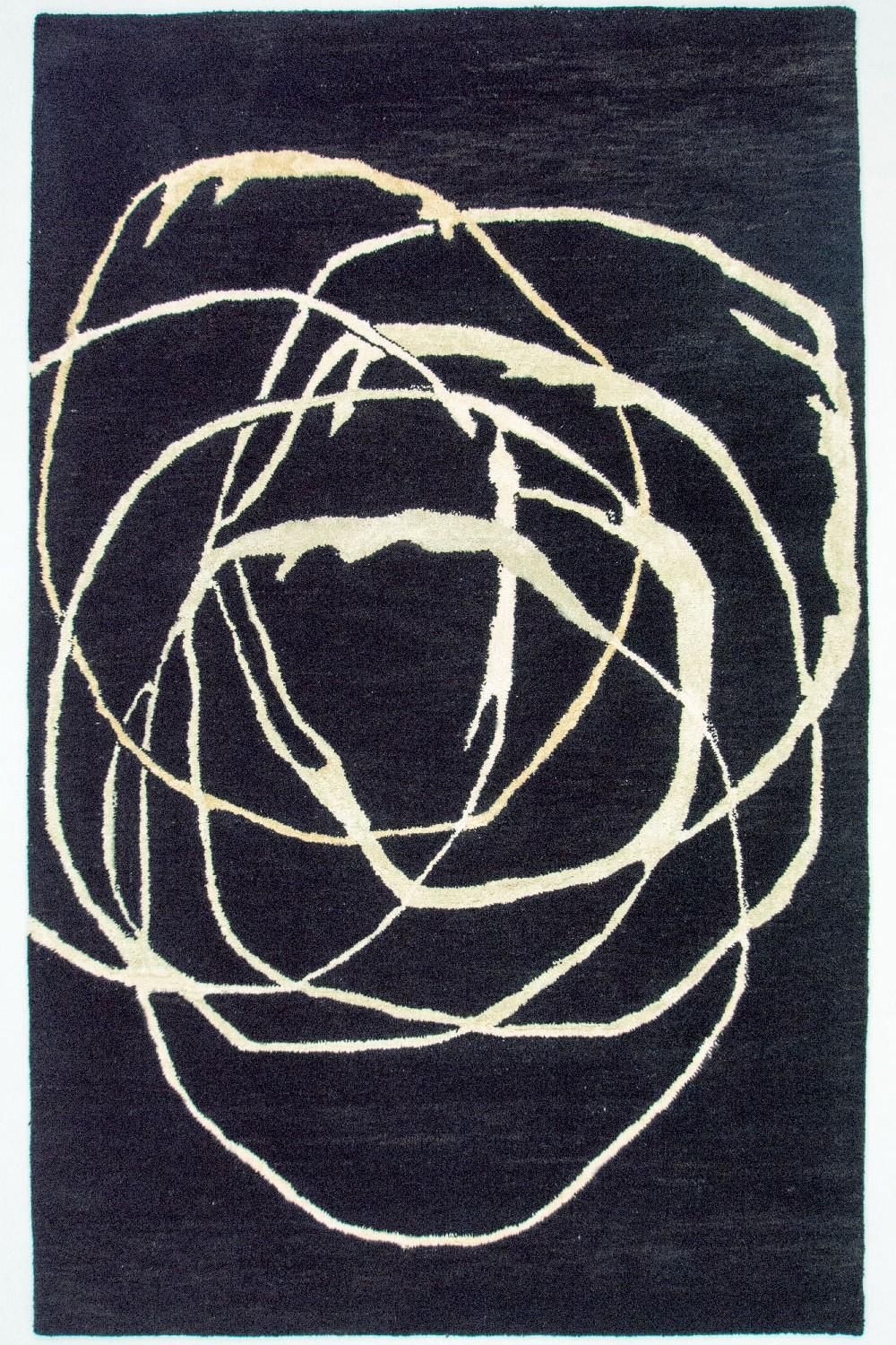 Designer Rug - 245 x 153 cm - blue