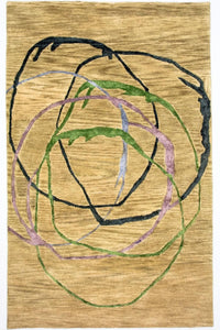 Designer Rug - 243 x 152 cm - multicolored