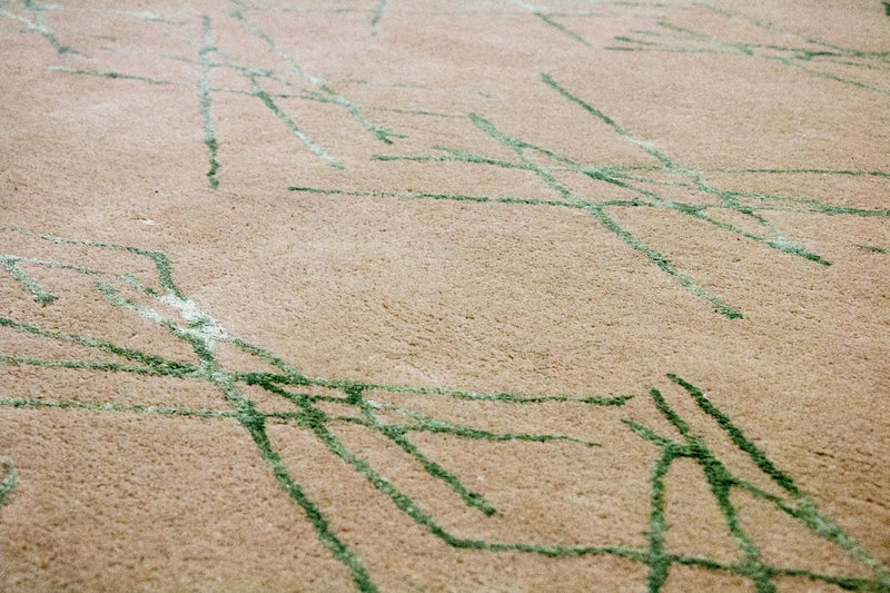 Designer Rug - 198 x 136 cm - beige