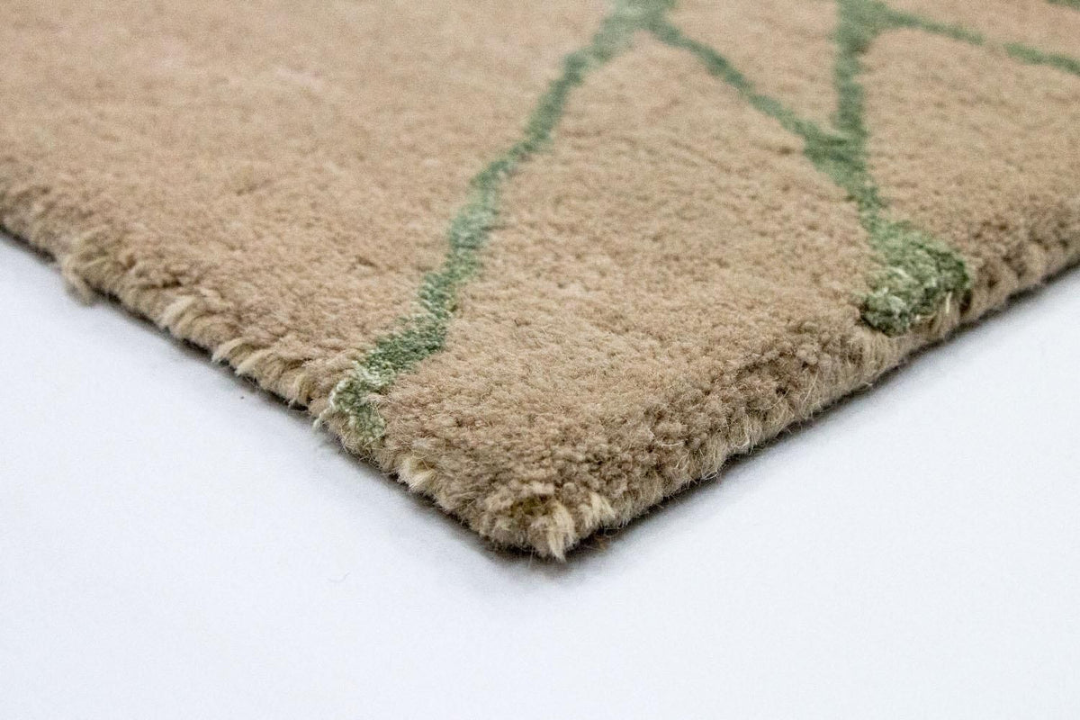 Designer Rug - 198 x 136 cm - beige