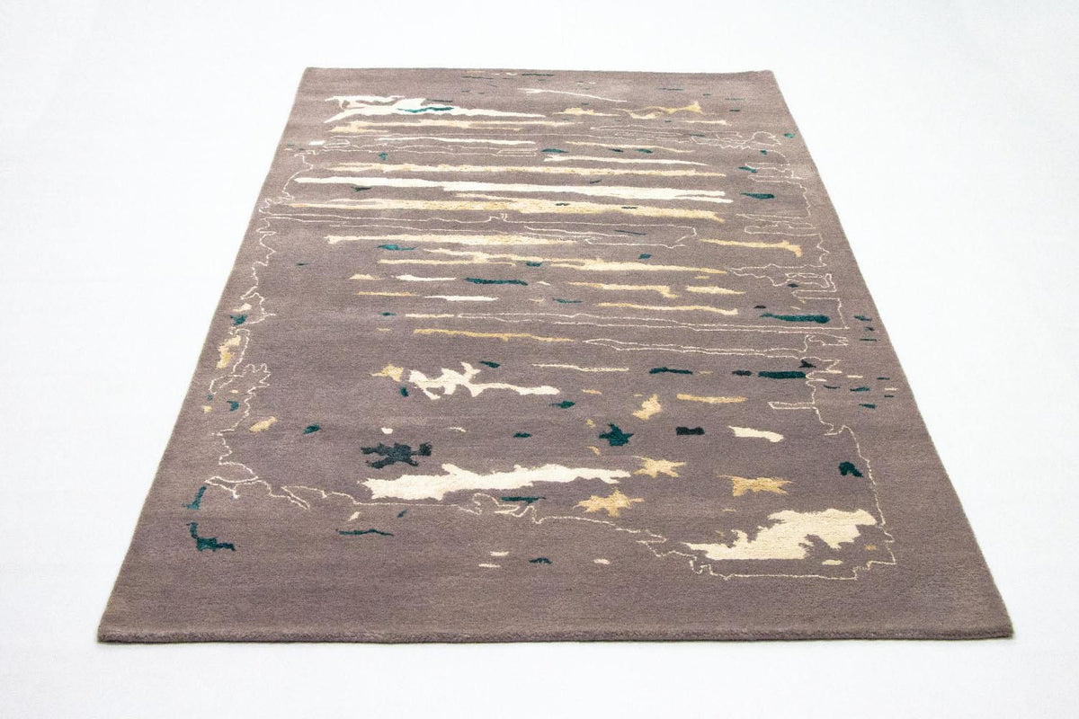 Designer Rug - 243 x 153 cm - brown